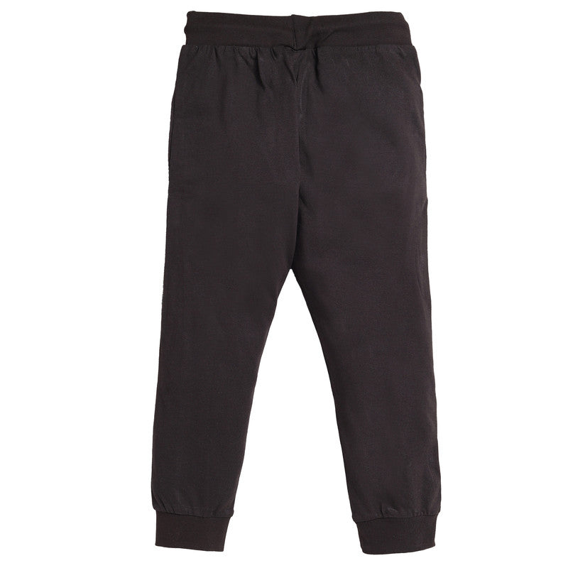 Boys Plain Track Pant|Brown