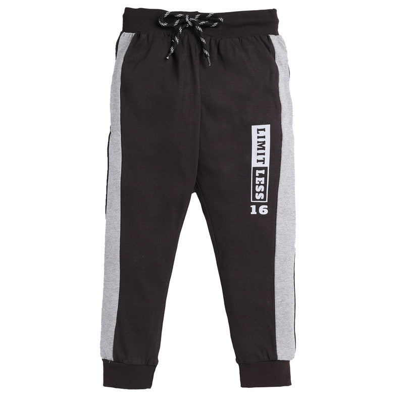 Boys Plain Track Pant|Brown