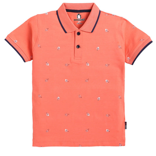 Graphic Printed Polo