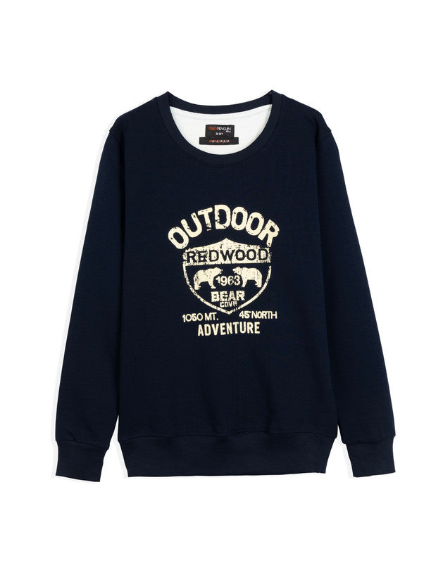 Navy Graphic Sweatshirt