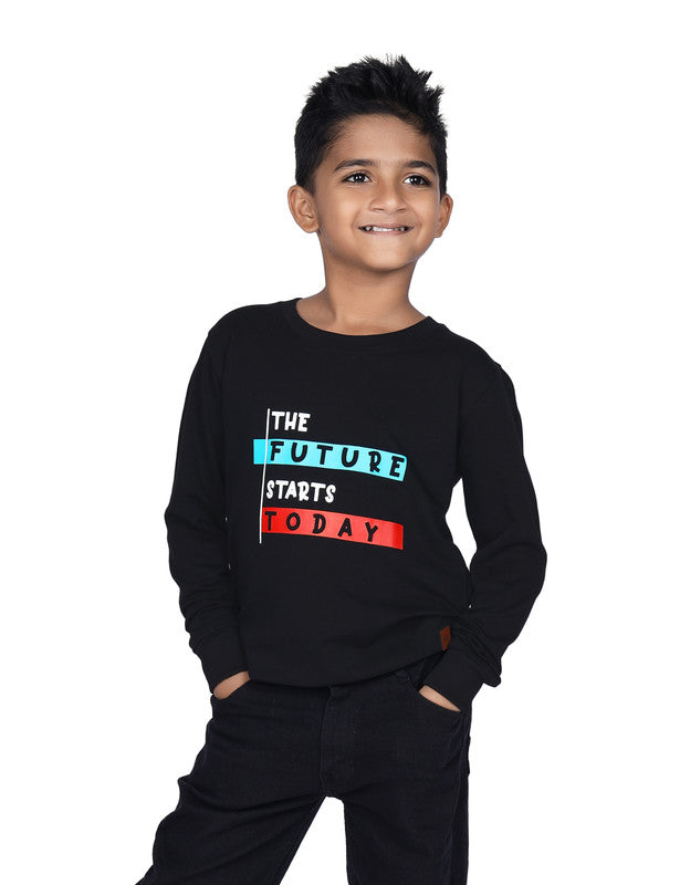 Typographic Print Sweatshirt