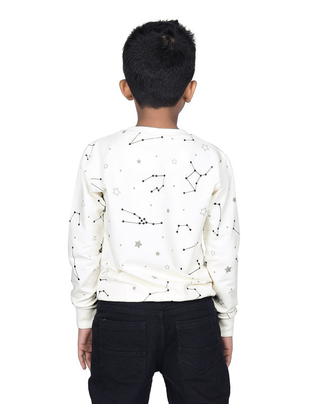 Constellation Print Sweatshirt