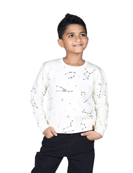 Constellation Print Sweatshirt