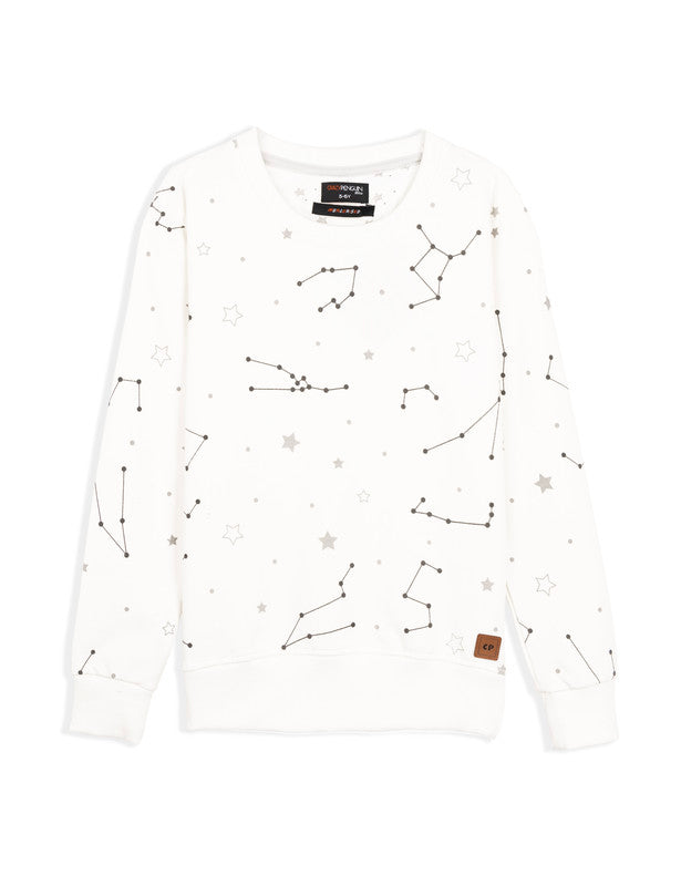 Constellation Print Sweatshirt