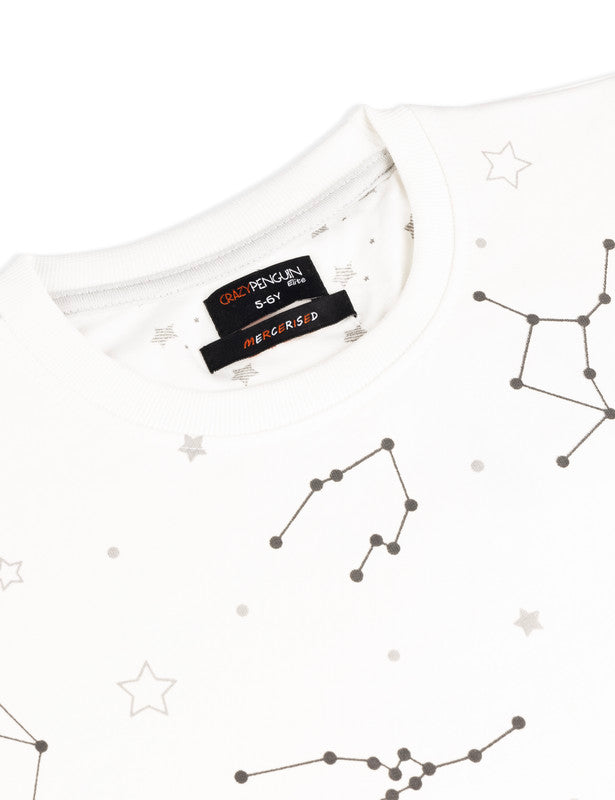 Constellation Print Sweatshirt