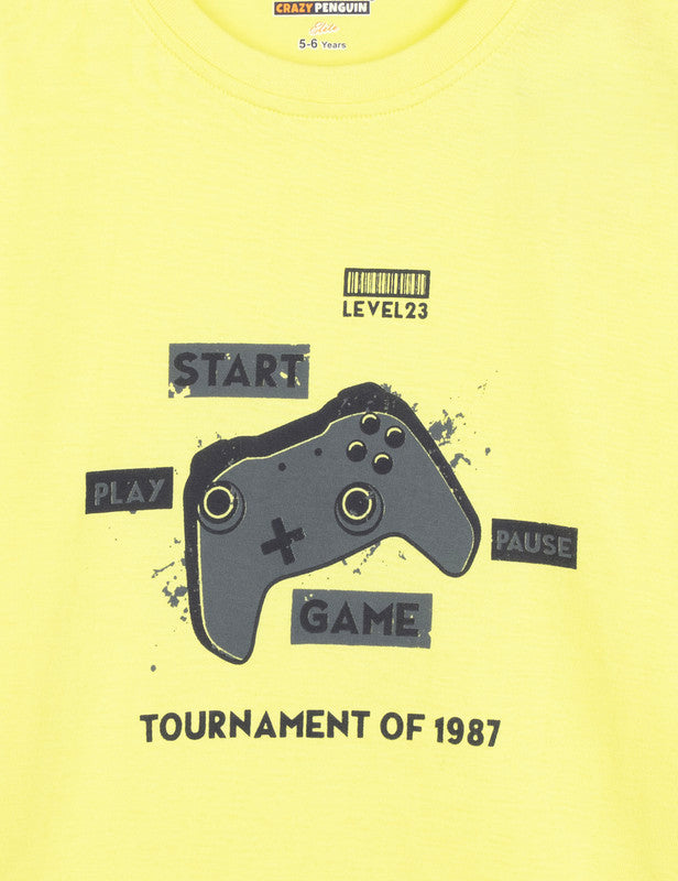 Graphic Yellow T-Shirt