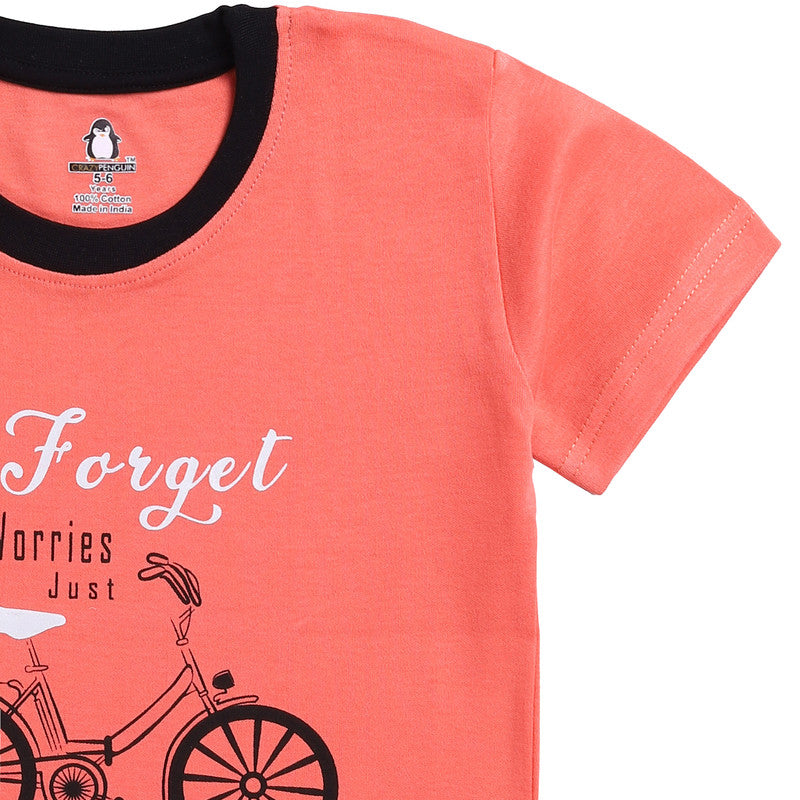 Bicycle Print T-shirt