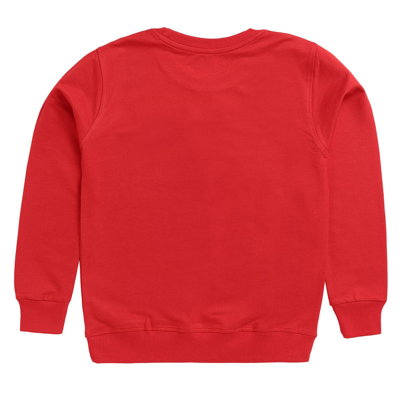 Red Graphic Sweatshirt