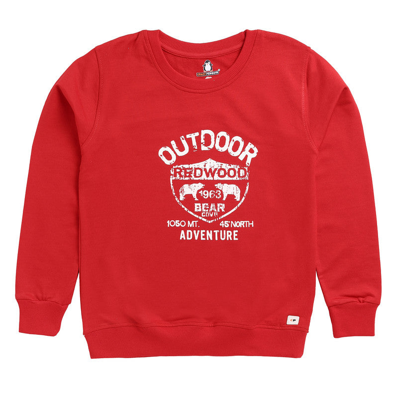 Red Graphic Sweatshirt