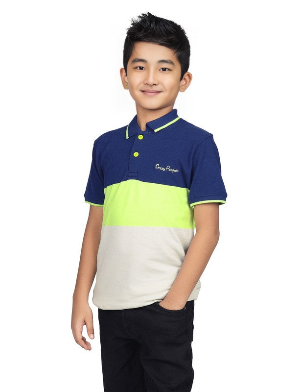 Contrast Stripes Polo