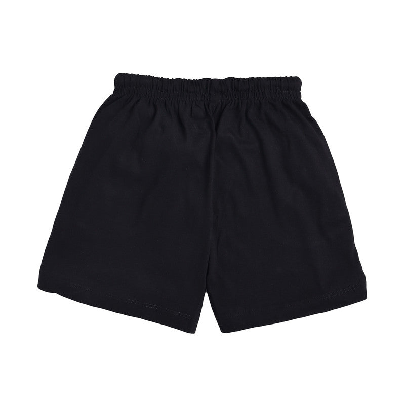 Boys Plain Shorts|Black