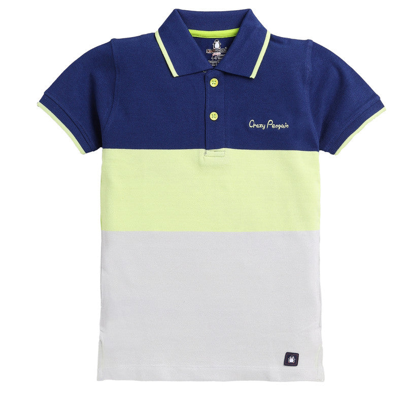 Contrast Stripes Polo