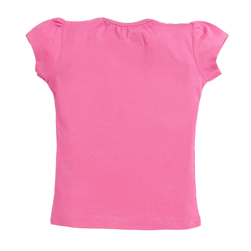 Good moments Half Sleeve Top | Cosmos Pink