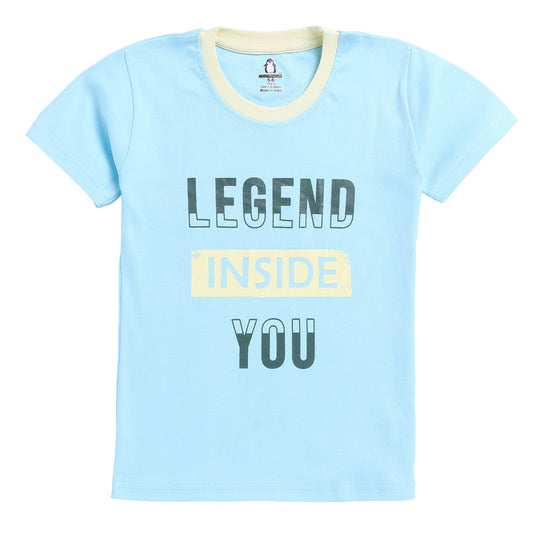 Legend Print Blue T-shirt