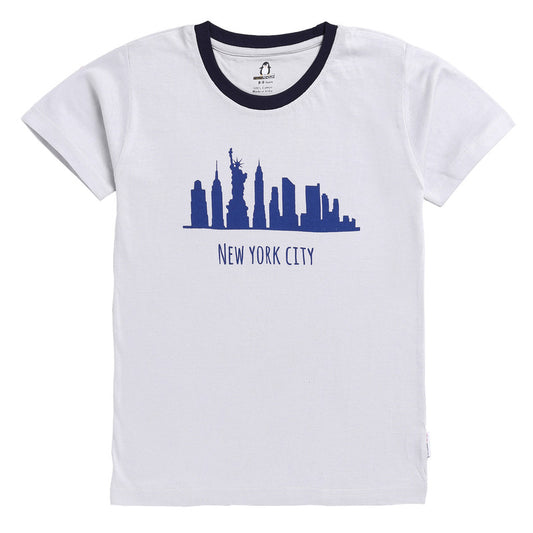 NY City Print Grey T-shirt